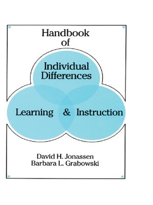 cover image of Handbook of Individual Differences, Learning, and Instruction